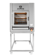Asador para pollos de sobremesa b12 con soporte frontal sin fondo