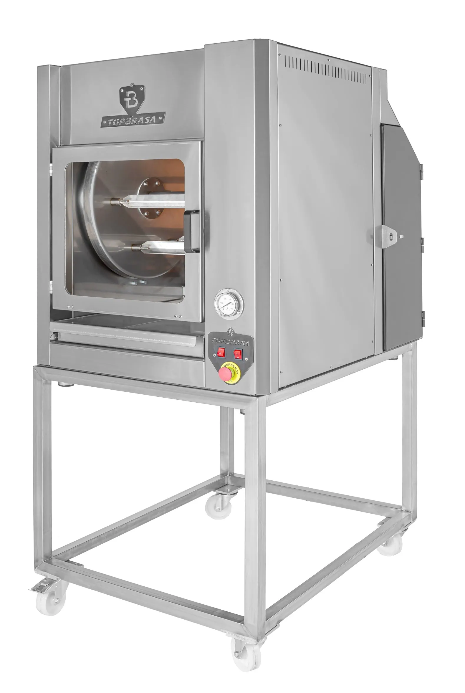 Asador para pollos de sobremesa b12 con soporte