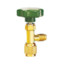 Válvula para envases desechables (R600a) 7/16''SAE H IZQ X 1/4''SAE M