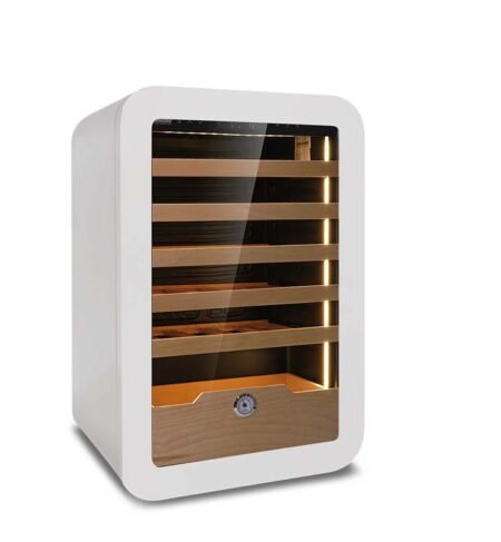 VITRINAS VINOS MINI - ESTANTES MADERA KVINUM-WH
