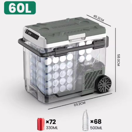 nevera camping con compresor 12v